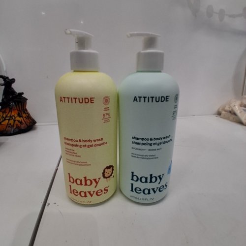2PC ATTITUDE BABY LEAVES SHAMPOO & BODY WASH - 473 ML EACH image 4