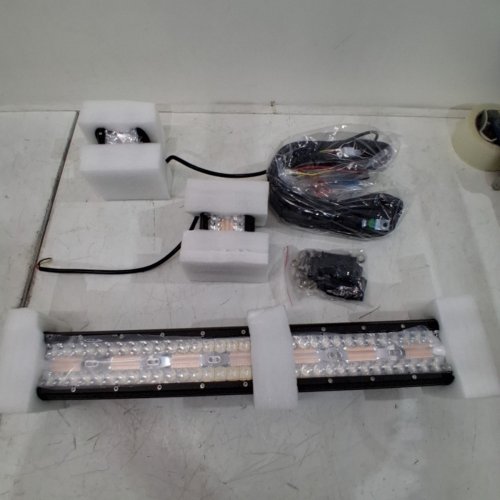 NILIGHT LED LIGHT BAR WITH 6 MODES - 20"\420W - AMBER WHITE STROBE (MODEL: ZH504) image 3