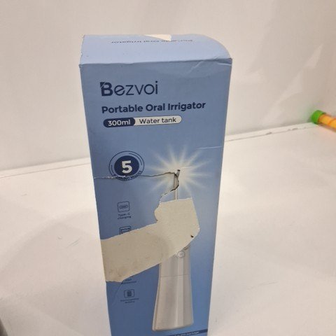 BEZVOI PORTABLE RECHARGEABLE ORAL IRRIGATOR WITH 5 MODES - INCLUDES 6 TIPS - WHITE (MODEL: Y215) image 3