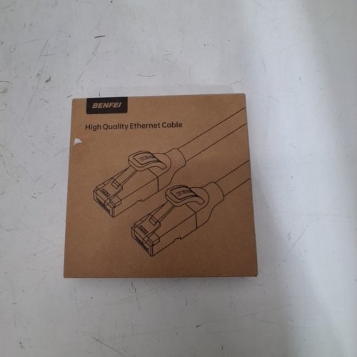 2 BENFEI CAT 6 ETHERNET CABLE, 10GBPS - 6.6FT - BLACK image 2