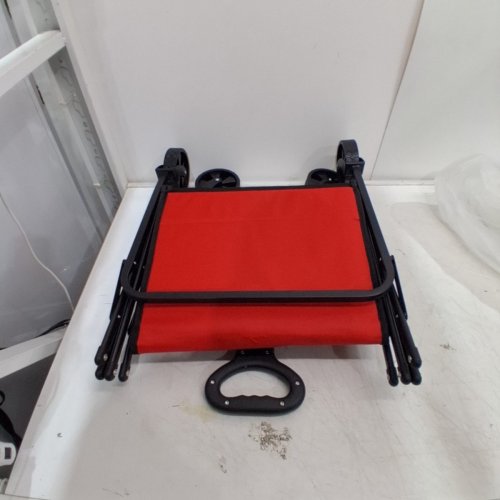 GARVEE FOLDABLE UTILITY WAGON WITH ALL-TERRAIN WHEELS & ADJUSTABLE HANDLE - 380LB MAX - RED (MODEL: PSS_339C8S5A) image 2