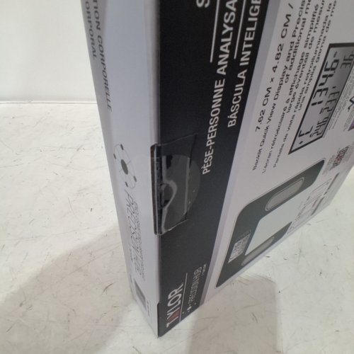 TAYLOR SMART BODY COMPOSITION SCALE - 12" X 12" - BLACK/CLEAR (MODEL: 1901753) image 4