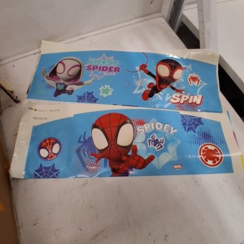 DELTA CHILDREN MARVEL SPIDEY AND AMAZING FRIENDS PLASTIC BED FRAME - TODDLER - BLUE/RED (MODEL: BB87067SM) image 5