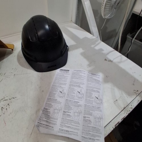JACKSON TYPE 2 VENTED SAFETY HELMET - BLACK (MODEL: XS2-500 V) image 2