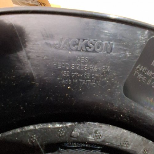 JACKSON TYPE 2 VENTED SAFETY HELMET - BLACK (MODEL: XS2-500 V) image 4