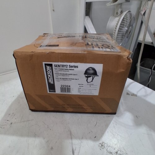 JACKSON TYPE 2 VENTED SAFETY HELMET - BLACK (MODEL: XS2-500 V) image 6