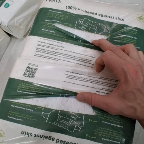 132PK NATY BIOEMBRACE BABY NEWBORN DIAPERS - SIZE 2 image 3