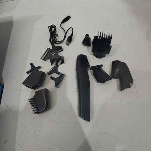 MENS 247GROOMED SELF HAIRCUT HAIR TRIMMER KIT - BLACK image 3