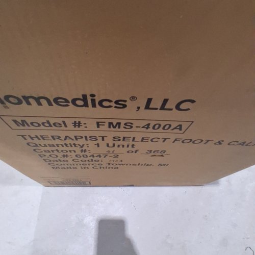 HOMEDICS FOOT AND CALF MASSAGER, DEEP KNEADING ROLLING MASSAGE 4 PROGRAMS - BLACK (MODEL: FMS-400A) image 2