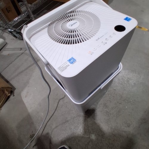 MIDEA CUBE 50 PINT SMART WIFI DEHUMIDIFIER - 4500 SQ. FT - WHITE (MODEL: MAD50S1QWT-A) image 3