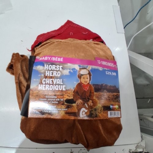 BABY PALAMON HORSE HERO COSTUME - 12-18 MONTHS - BROWN image 2