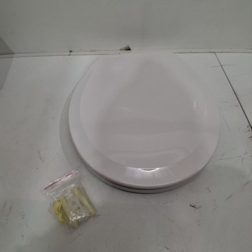 CENTOCO ROUND CENTOCORE MOLDED HEAVY DUTY TOILET SEAT - 17" - WHITE (MODEL: DS700-001) image 3
