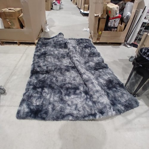 SHAG AREA RUG - 7FT X 9.5FT - GRAY image 2