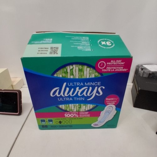 88PK ALWAYS ULTRA-THIN LONG SUPER PADS LEAK FREE - RAPID DRY image 4