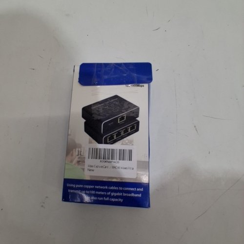 RJ45 ETHERNET SPLITTER - 1 IN 4 OUT - UP TO 1000MBPS - BLACK image 3