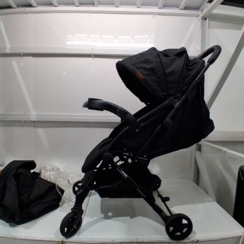 MOMPUSH LITHE V2 LIGHTWEIGHT STROLLER WITH CUP HOLDER AND RAIN COVER - BLACK (MODEL: T3500M) image 2