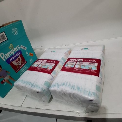 108PK PAMPERS CRUISERS DISPOSABLE BABY DIAPERS - SIZE 4 image 2
