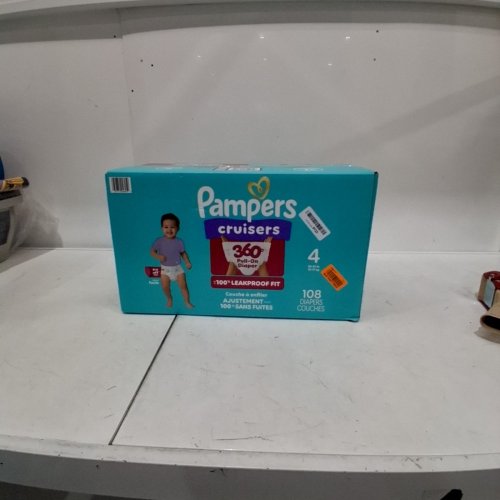 108PK PAMPERS CRUISERS DISPOSABLE BABY DIAPERS - SIZE 4 image 3