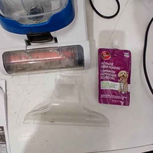 HOOVER CORDED POWERDASH PET COMPACT LIGHTWEIGHT CARPET CLEANER - WHITE/BLUE (MODEL: FH50705VCD) image 5