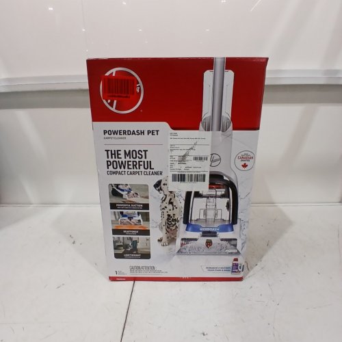 HOOVER CORDED POWERDASH PET COMPACT LIGHTWEIGHT CARPET CLEANER - WHITE/BLUE (MODEL: FH50705VCD) image 9