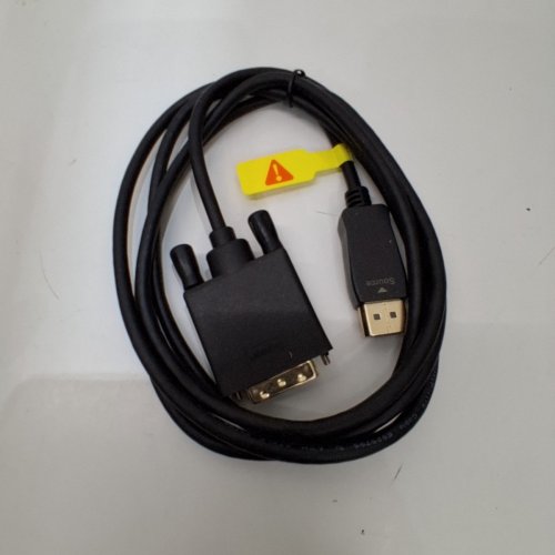 BENFEI GOLD PLATED DISPLAY PORT TO DVI CABLE - 6FT - BLACK image 2