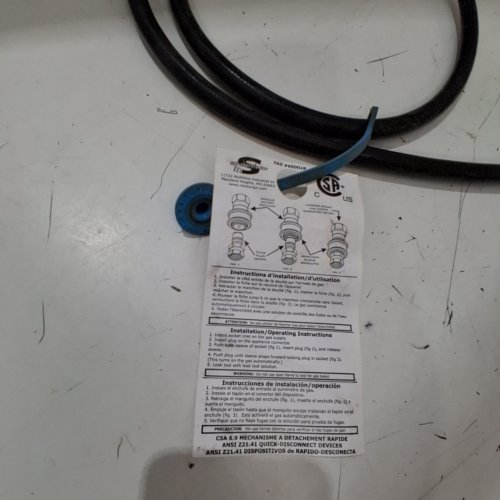 MB STURGIS DUAL QUICK-DISCONNECT GAS APPLIANCE HOSE - 4FT - BLACK (MODEL: 100395-48-MBS) image 2