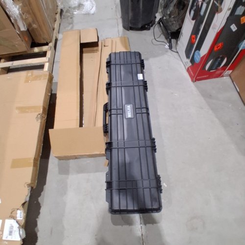 MEIJIA PORTABLE WATERPROOF HARD RIFLE CARRYING CASE - 54" X 14" X 5" - BLACK - (MODEL: MJ-6069) image 3