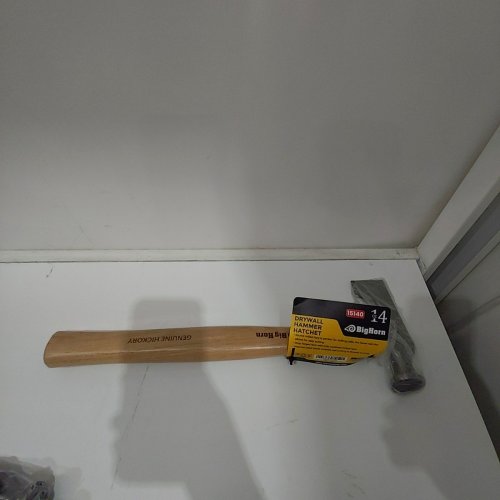 BIG HORN DRYWALL HATCHET WITH MILLED STRIKING FACE & HICKORY HANDLE - 140Z - HICKORY (MODEL: 15140) image 2