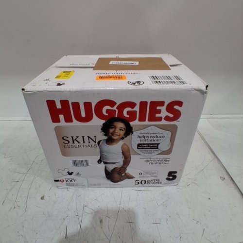 50PK HUGGIES DISNEY BABY SKIN ESSENTIALS DIAPERS - SIZE 5 image 2