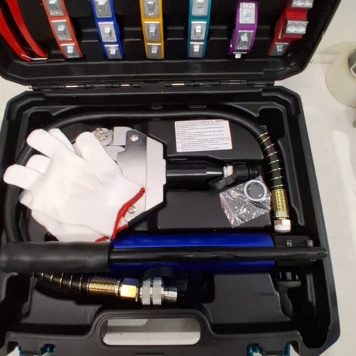 HYDRAULIC HOSE CRIMPER, HYDRA-KRIMP AC HOSE CRIMPER KIT WITH 7 DIES SNAP-ON & CARRYING CASE (MODEL: LD-71560) image 4