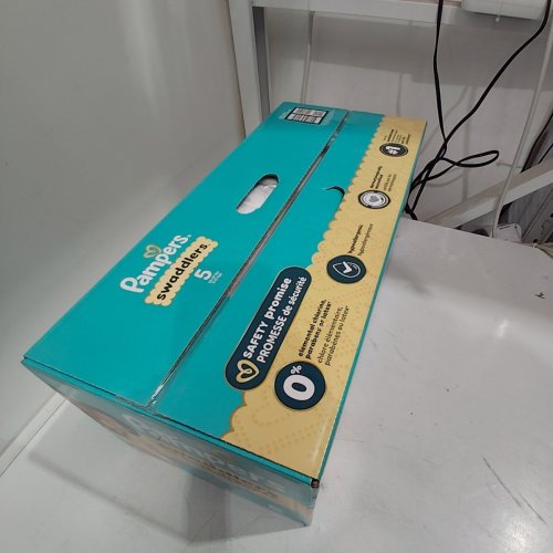 100PK PAMPERS SWADDLERS 100% LEAKPROOF DISPOSABLE BABY DIAPERS - SIZE 5 image 3
