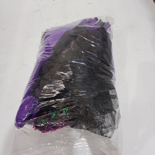 GIRLS WAY TO CELEBRATE! WITCH COSTUME - MEDIUM (8-10) - PURPLE AND BLACK image 4