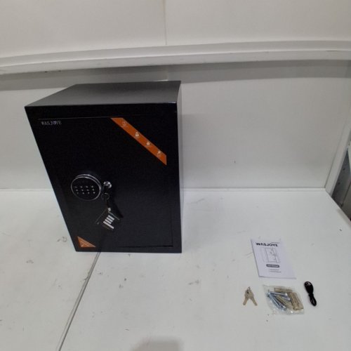 WASJOYE FIREPROOF HOME LOCK SAFE WITH DIGITAL KEYPAD - 14.6" X 12.2" X 19.7" - BLACK image 3
