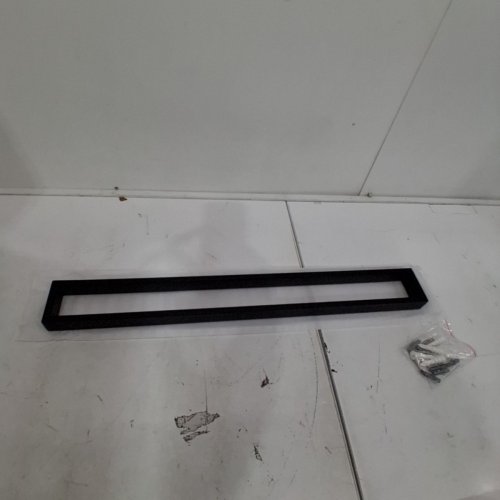KOKOSIRI WALL MOUNTED STAINLESS STEEL BATH TOWEL BAR HOLDER RACK - 24" X 2.8" X 1.2" - BLACK - (MODEL: B4008) image 2