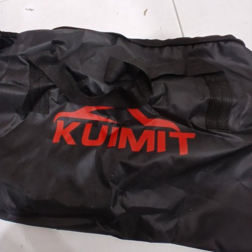 KUIMIT 6-SPEED ELECTRIC EXTENDABLE HANDLE LED LIGHT DRYWALL SANDER WITH ASSORTED SANDING DISCS & STORAGE BAG - 850W - 800-1750RPM - GREEN image 5