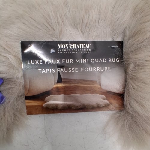 REAL GENUINE LARGE SHEEPSKIN RUG - 24" X 39" - BEIGE (ITEM: 3420081) image 2