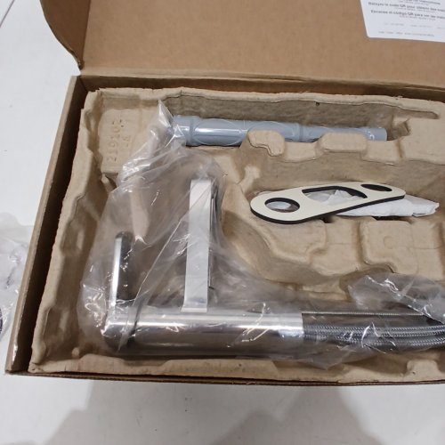 MOEN LARIS CHROME ONE-HANDLE SINGLE HOLE MODERN BATHROOM SINK FAUCET WITH OPTIONAL DECKPLATE AND SPRING LOADED DRAIN ASSEMBLY - CHROME (MODEL: 84014) image 3
