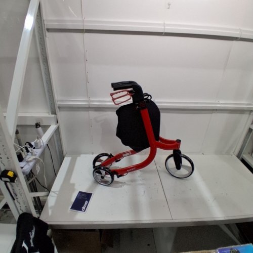 DRIVE MEDICAL NITRO EURO STYLE WALKER ROLLATOR RED - RTL10266 image 2