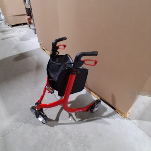 DRIVE MEDICAL NITRO EURO STYLE WALKER ROLLATOR RED - RTL10266 image 4