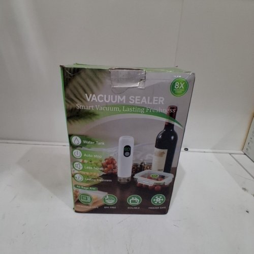 HANDHELD PORTABLE VACUUM SEALER WITH BAGS - WHITE (MODEL: VM4) image 4