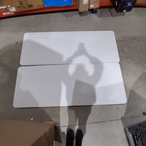 2PK BI-FOLDED TABLE - 6FT - WHITE - (ITEM: Z180-70P2) image 2