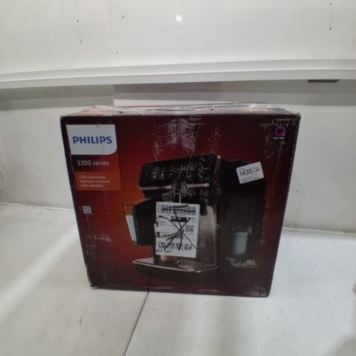 PHILIPS 3300 SERIES ULLY AUTOMATIC ESPRESSO MACHINE WITH LATTEGO MILK SYSTEM AND INTEGRATED GRINDER - GLOSSY BLACK (MODEL:EP3341/50) image 12