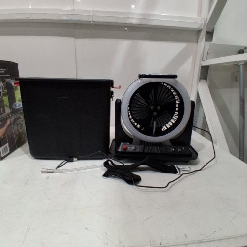 INFINITY X1 SOLAR MISTING FAN- 500LUM (MODEL: 1985328) image 3