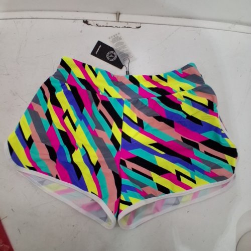 WOMEN'S RELLECIGA HIGH WAISTED SWIM BOARD BIKINI SHORTS - SMALL - MULTICOLOR (ITEM: RD3161-490) image 3