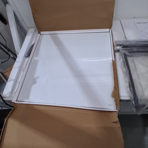 SQUARE GLASS COFFEE TABLE - WHITE (ITEM: HM3052) image 4
