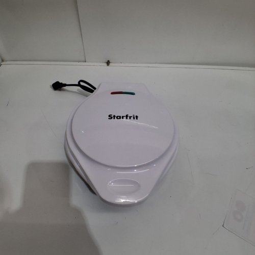 STARFRIT NON-STICK SCRATCH RESISTANT ELECTRIC WAFFLE MAKER - 7" - WHITE image 3