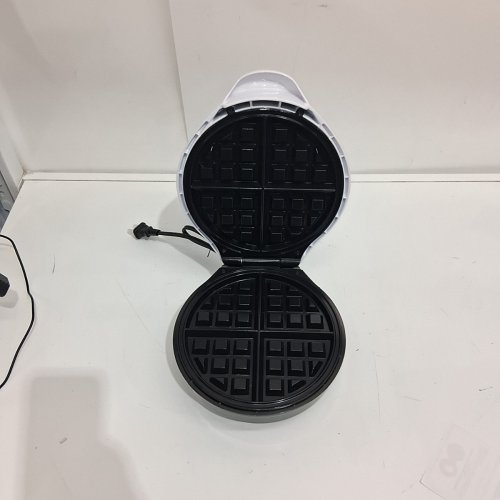 STARFRIT NON-STICK SCRATCH RESISTANT ELECTRIC WAFFLE MAKER - 7" - WHITE image 4