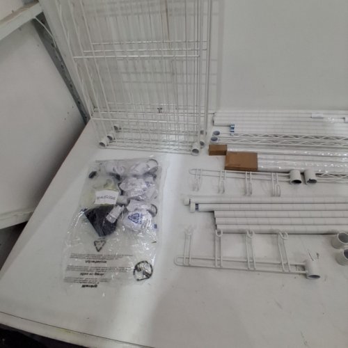 5-TIER OVER WASHER AND DRYER STORAGE SHELVES - 77" - WHITE (MODEL: SHSS7534196-5W) image 5