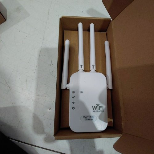 WIRELESS DUAL BAND LONG RANGE SIGNAL BOOSTER WI-FI REPEATER - WHITE image 2