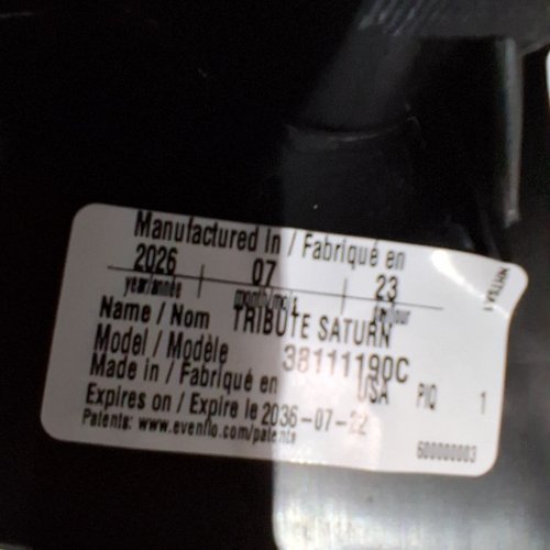 EVENFLO TRIBUTE LX CONVERTIBLE CAR SEAT - 40LBS CAP - GREY (MODEL: 38111190C) image 2
